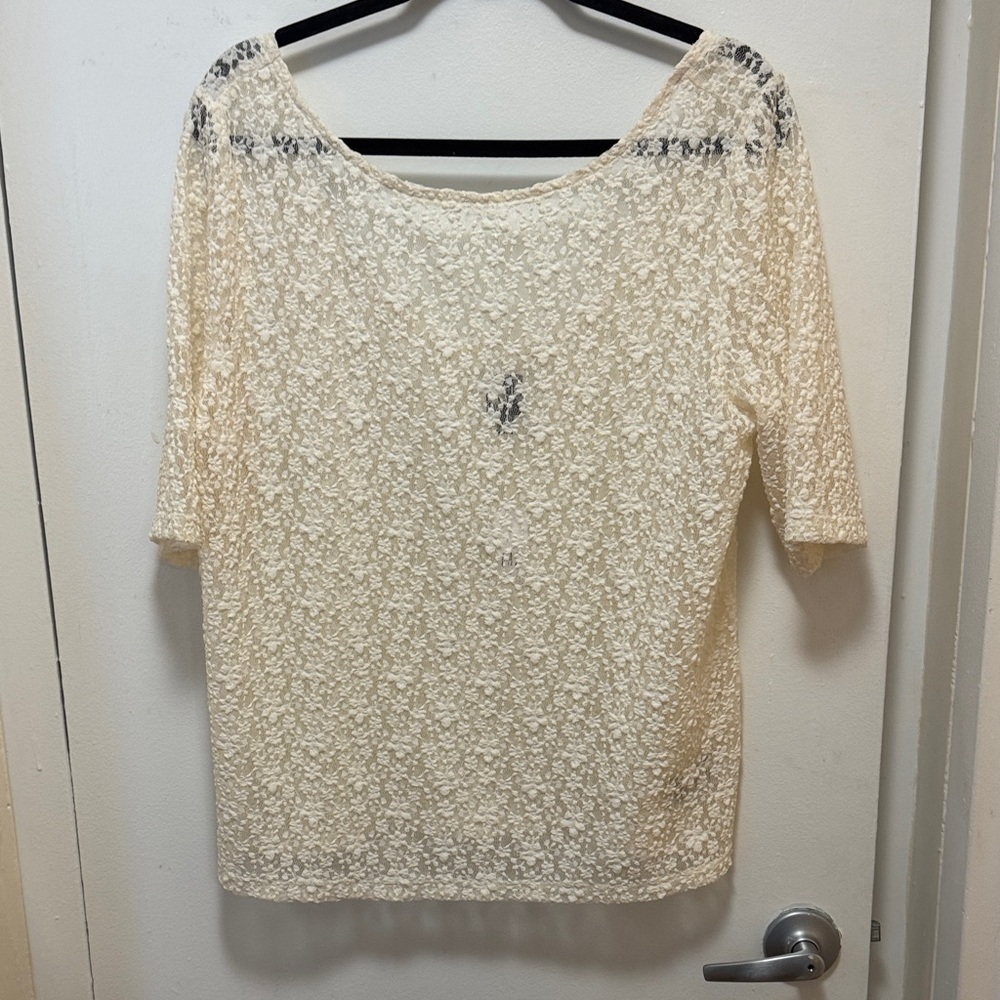 GAP Cream Lace Women's Blouse